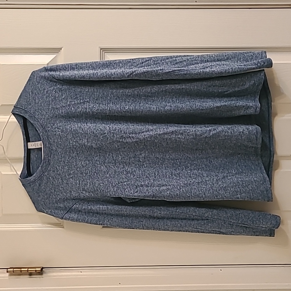 Lululemon Drysense Mesh Long Sleeve - Heathered Laguna